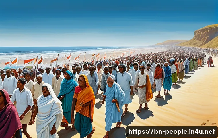 마하트마 간디 비폭력 운동 관련 이미지 1